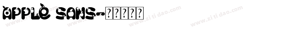 Apple Sans字体转换